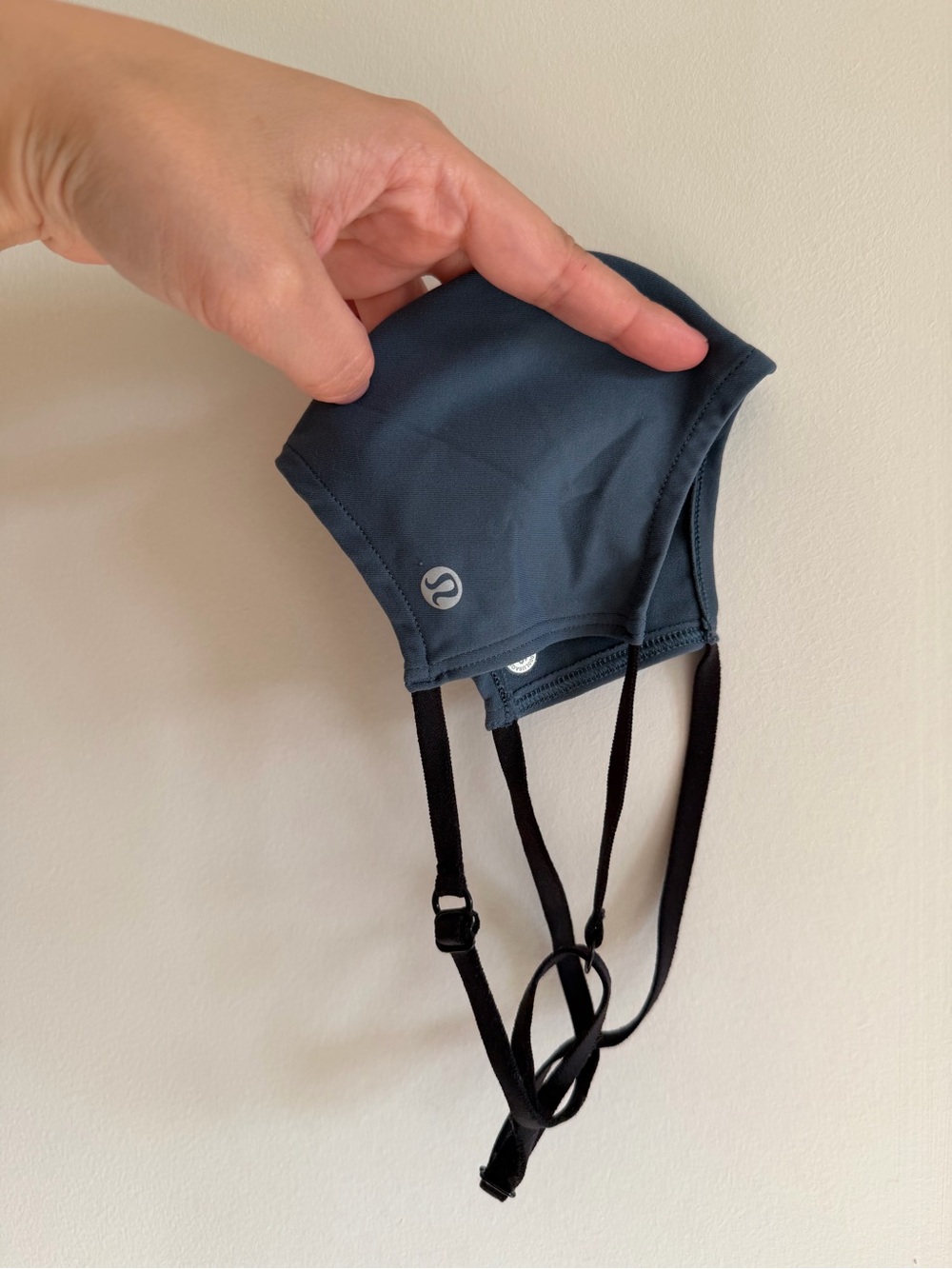 Lululemon Face Mask with Adjustable Straps | One size, Navy Blue